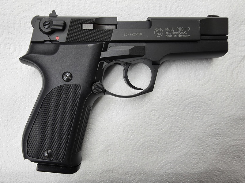 Pistole Walther P88 - 9 Compact in 9 mm Knall – Bild 1