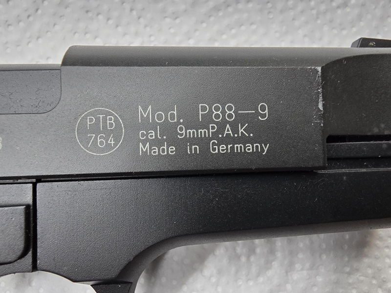 Pistole Walther P88 - 9 Compact in 9 mm Knall – Bild 4