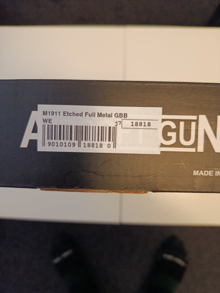 Wei-ETech M1911 Etched Version Mehico Druglord Vollmetall GBB 6mm BB mit zwei Magazinen und munition – Bild 3