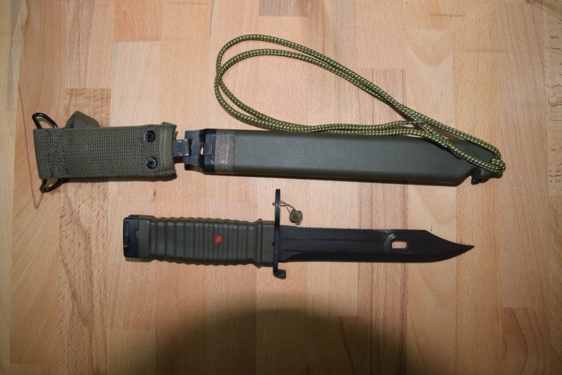 Bayonet AES U.S. M9 Eickhorn Bajonett / Kampfmesser – Bild 3