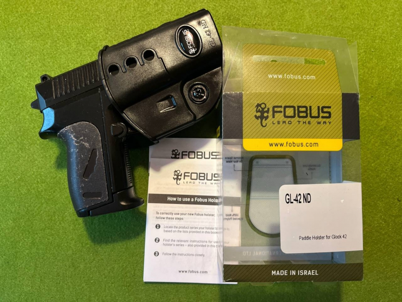FOBUS CQC KYDEX PADDELHOLSTER GLOCK 42 BAUÄHNLICHE NEU OVP – Bild 1