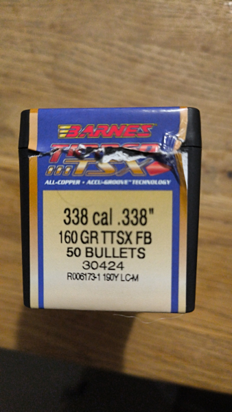 70 Barnes Geschosse TTSX .338 160 grain – Bild 1