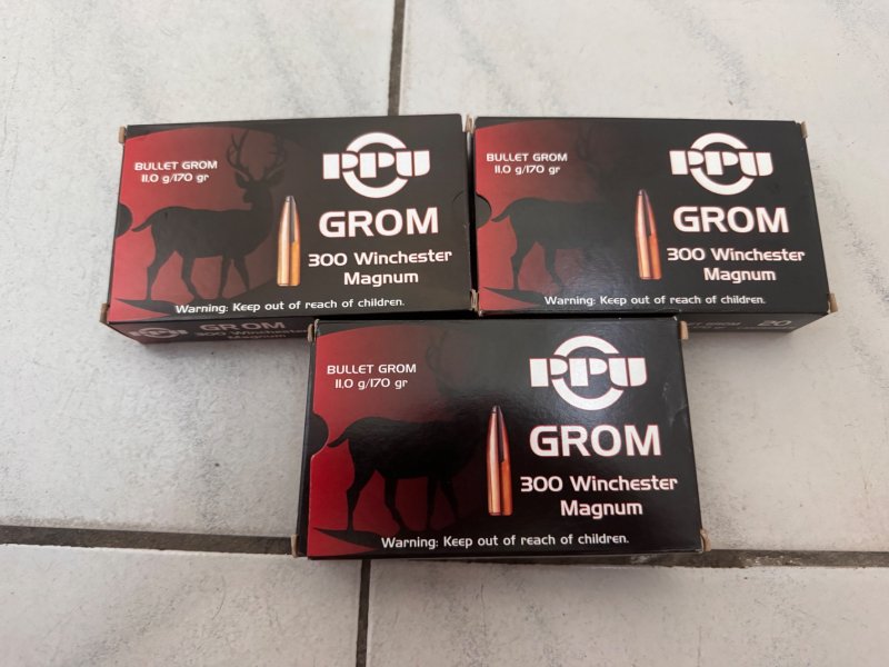 200 Schuss Privi Grom/Teilmantel cal. 300win mag – Bild 2