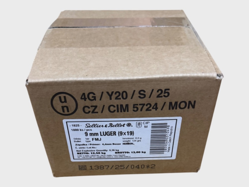 5000 Schuss / S&B 9mm VM 8,0g / 124grs. – Bild 1