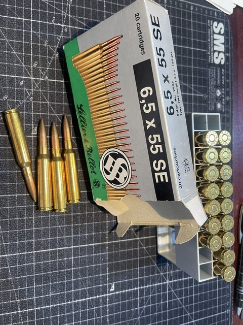 6,5x55 Vollmantel 140 gr. S&B – Bild 1
