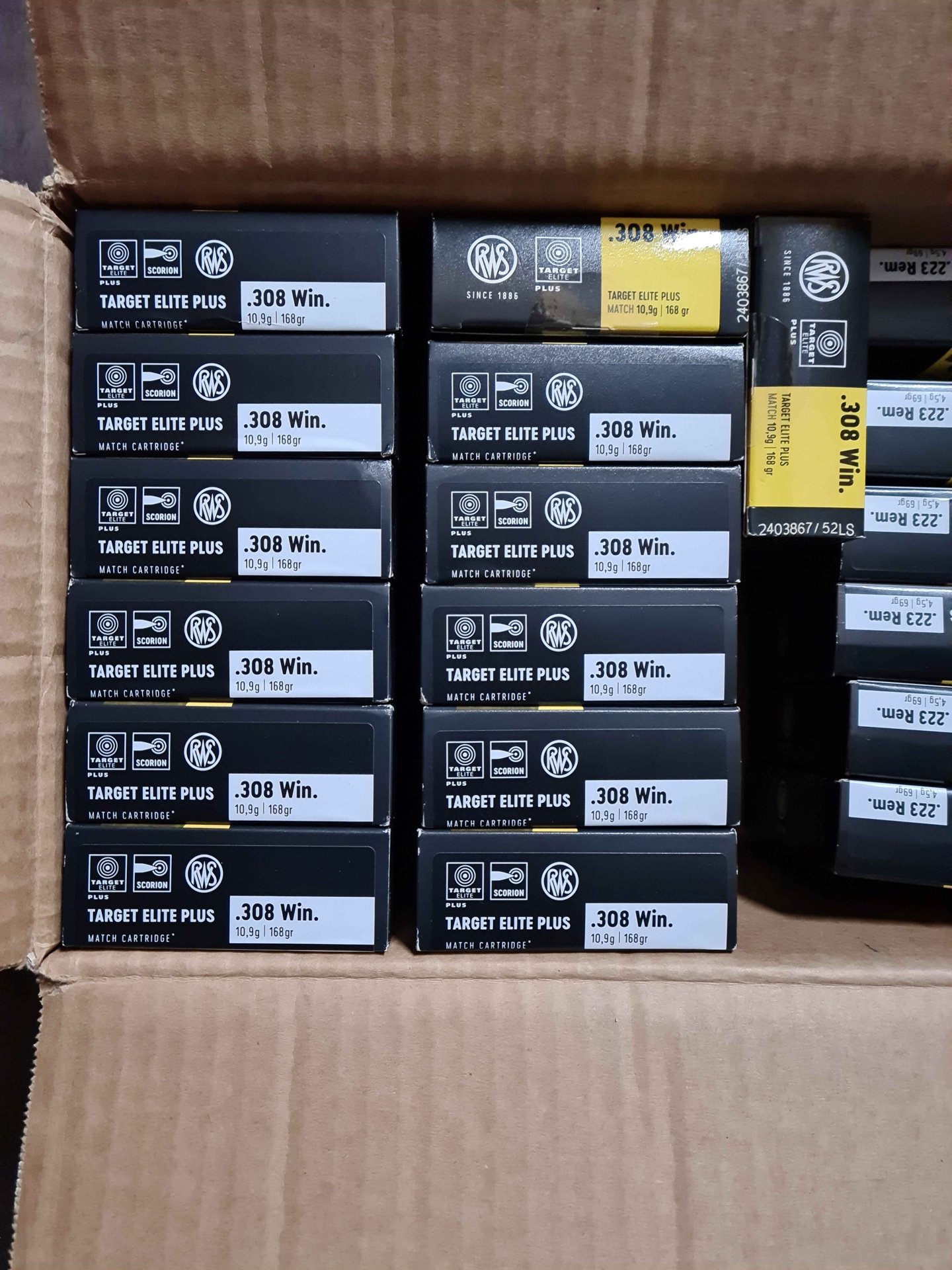 Hülsen RWS Target Elite Plus 260 Stück Kaliber .308 Win. – Bild 1