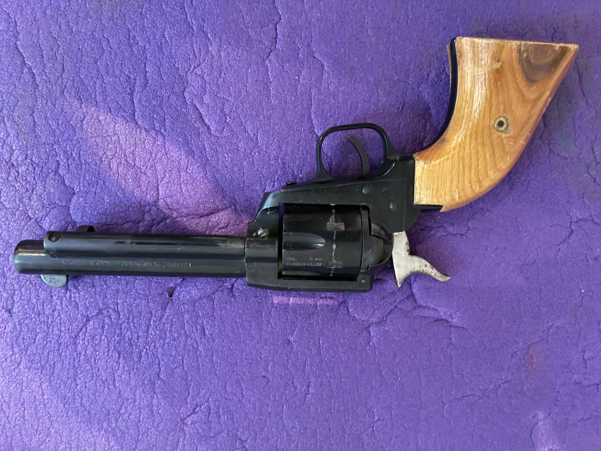 Revolver Herbert Schmidt HS Mod. 21C, 6 mm Flobert Platz, PTB 5-72, West Germany, ca. 1972–1974 – Bild 2