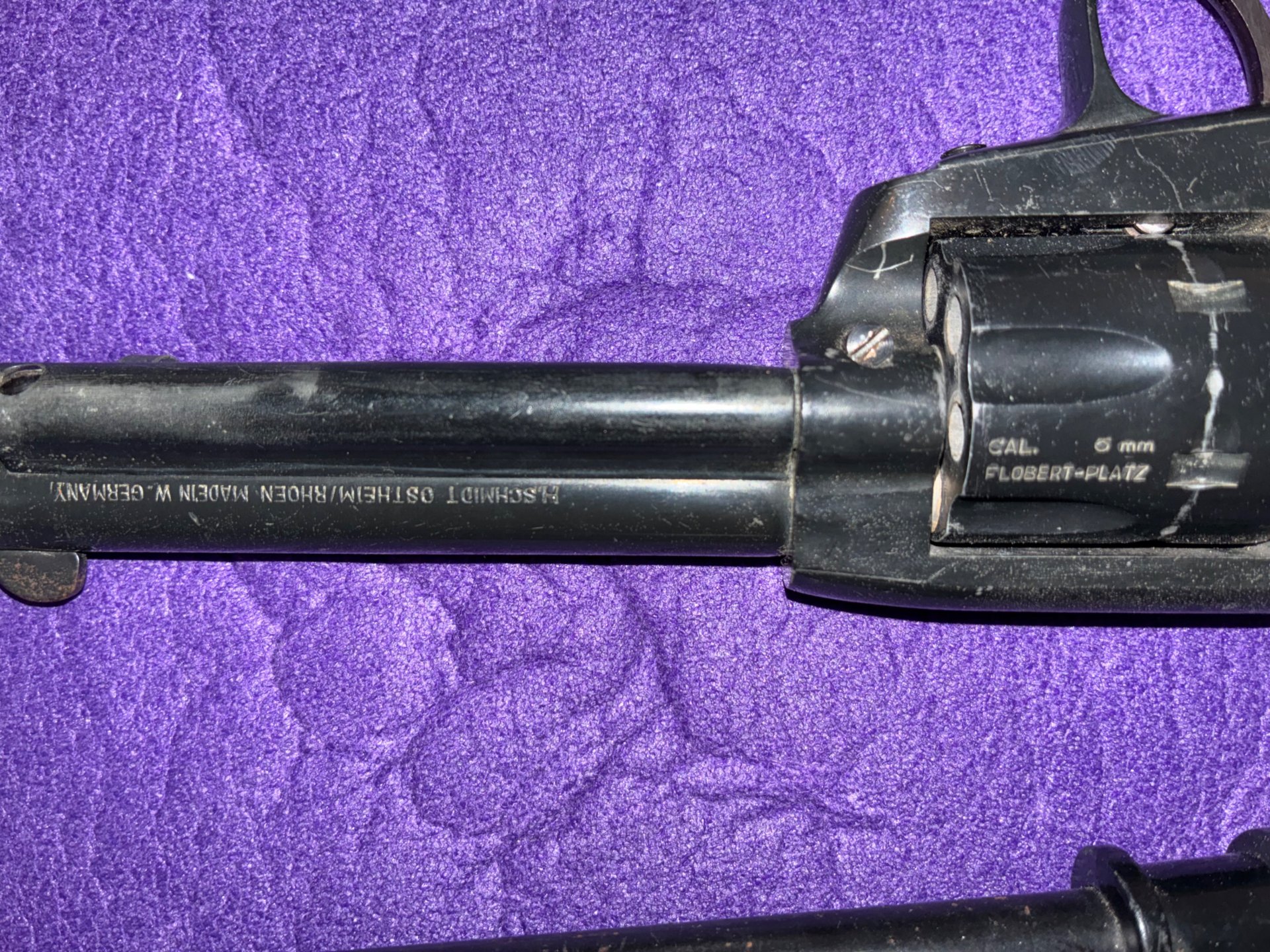 Revolver Herbert Schmidt HS Mod. 21C, 6 mm Flobert Platz, PTB 5-72, West Germany, ca. 1972–1974 – Bild 3