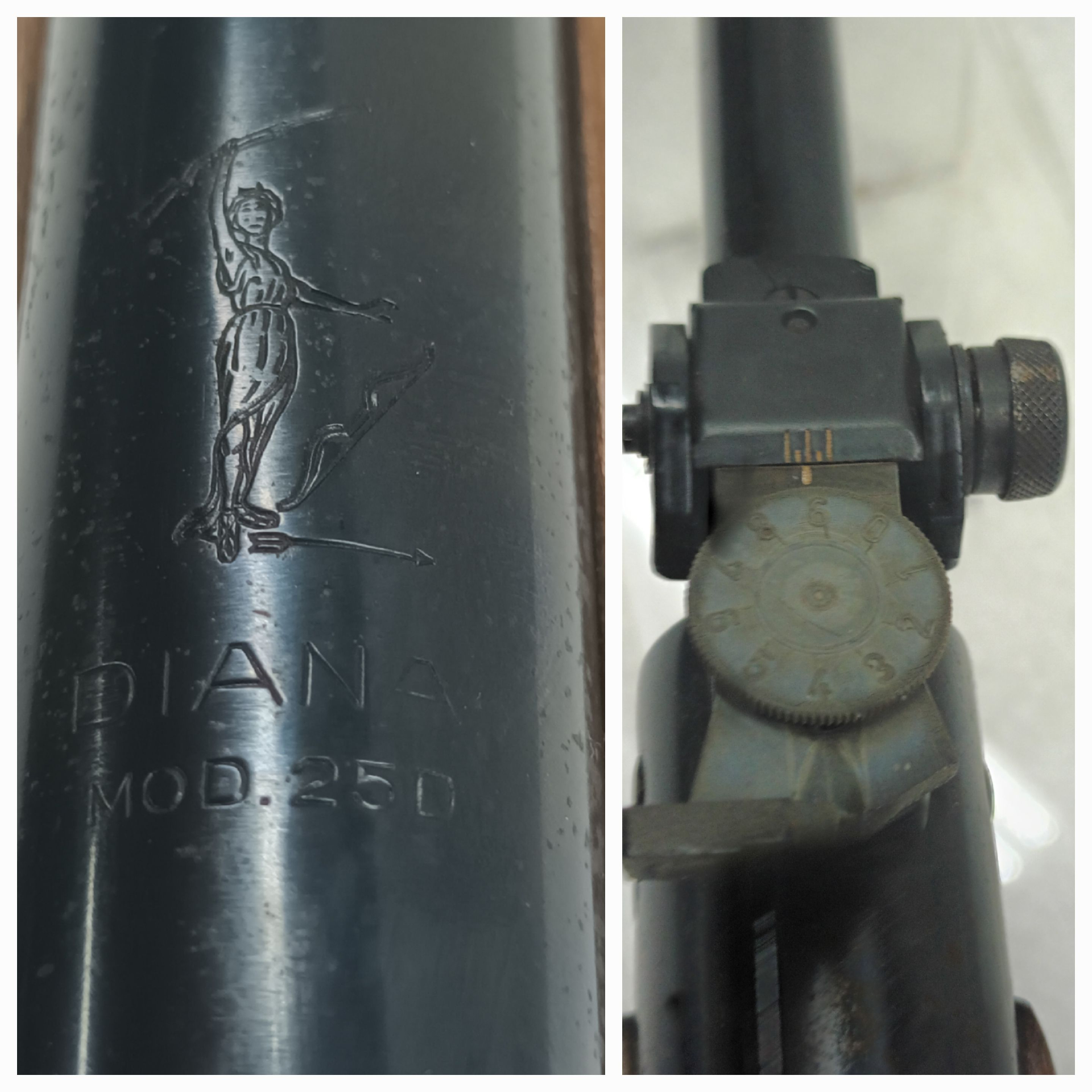 DIANA 25D __ WEITSCHUSS - LUFTGEWEHR __ Kal.4,5 (.177) __ TOP SCHUSSBEREIT – Bild 4