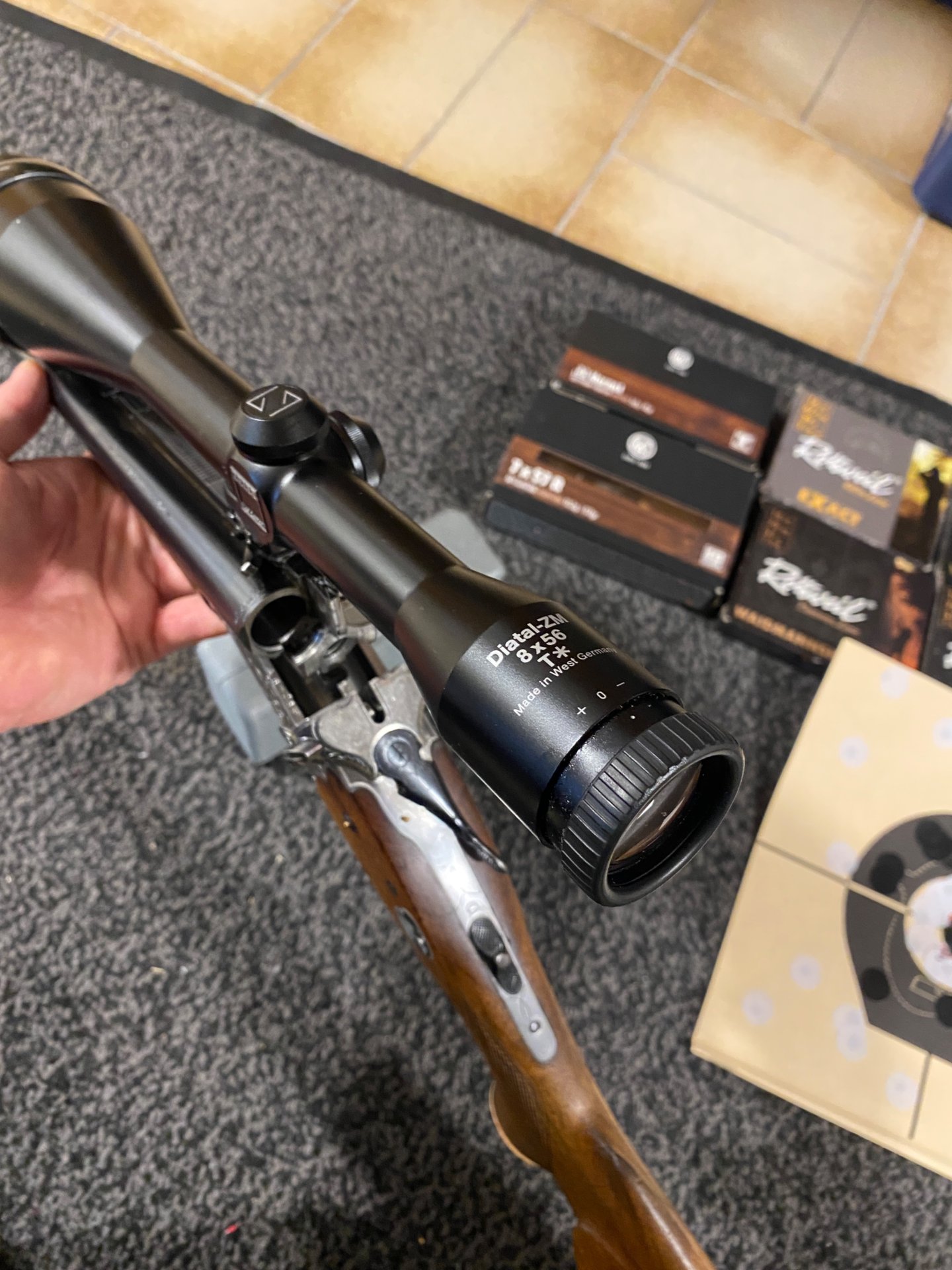 Heym Drilling 7x57 / 16er/ EL 22Hornet – Bild 6