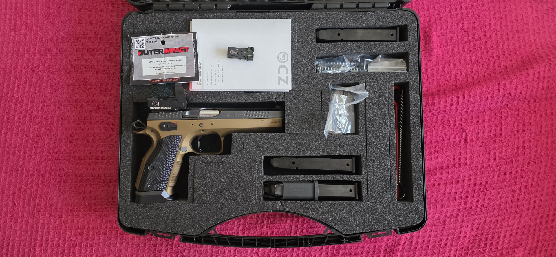 CZ TS 2 Bronze Reddot Ready ca. 350Sch. Überkontingent – Bild 3