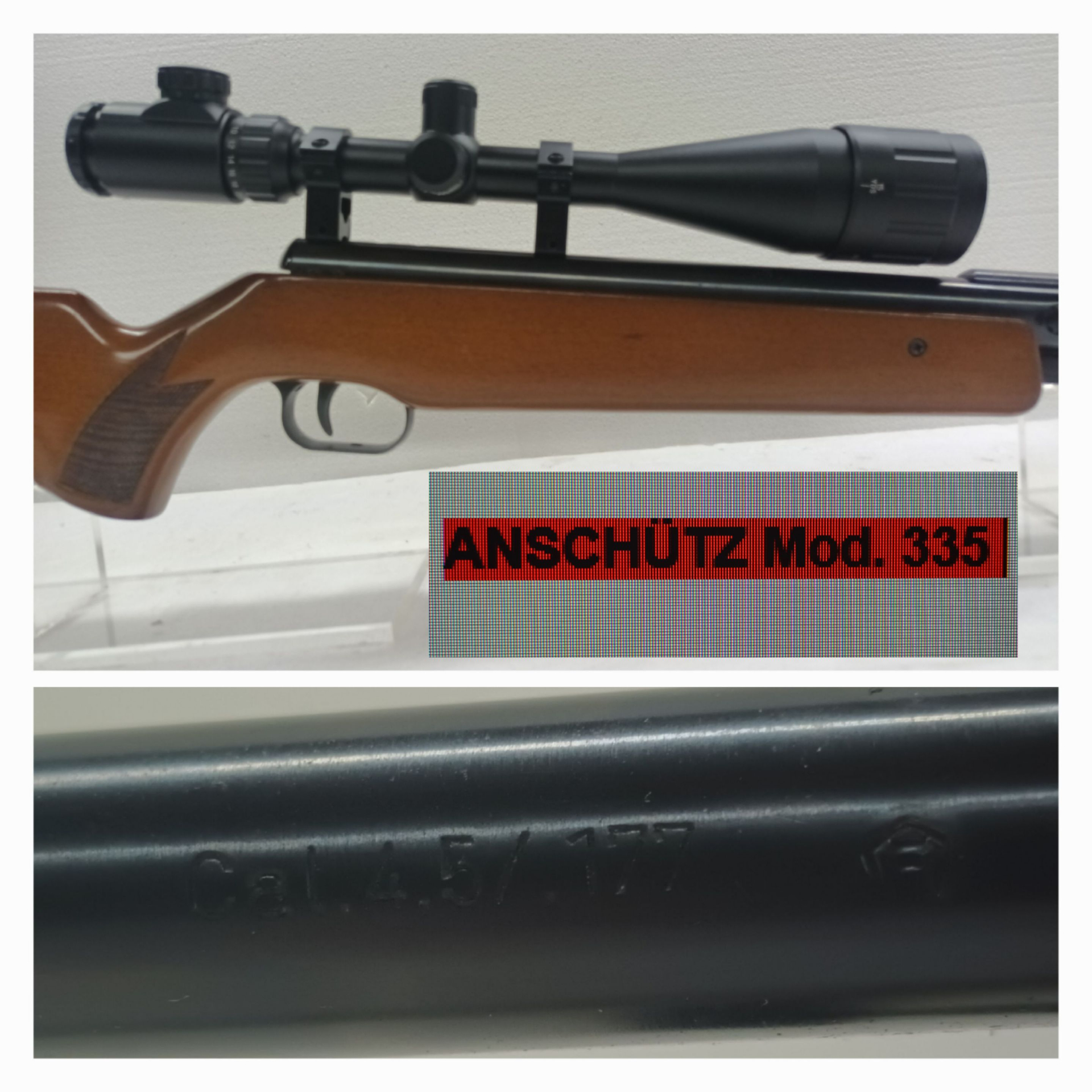 ANSCHÜTZ 335 __ Luftgewehr __ Kal.4,5(.177) __ LG + Zielfernrohr 6-24x50 AOEG – Bild 4