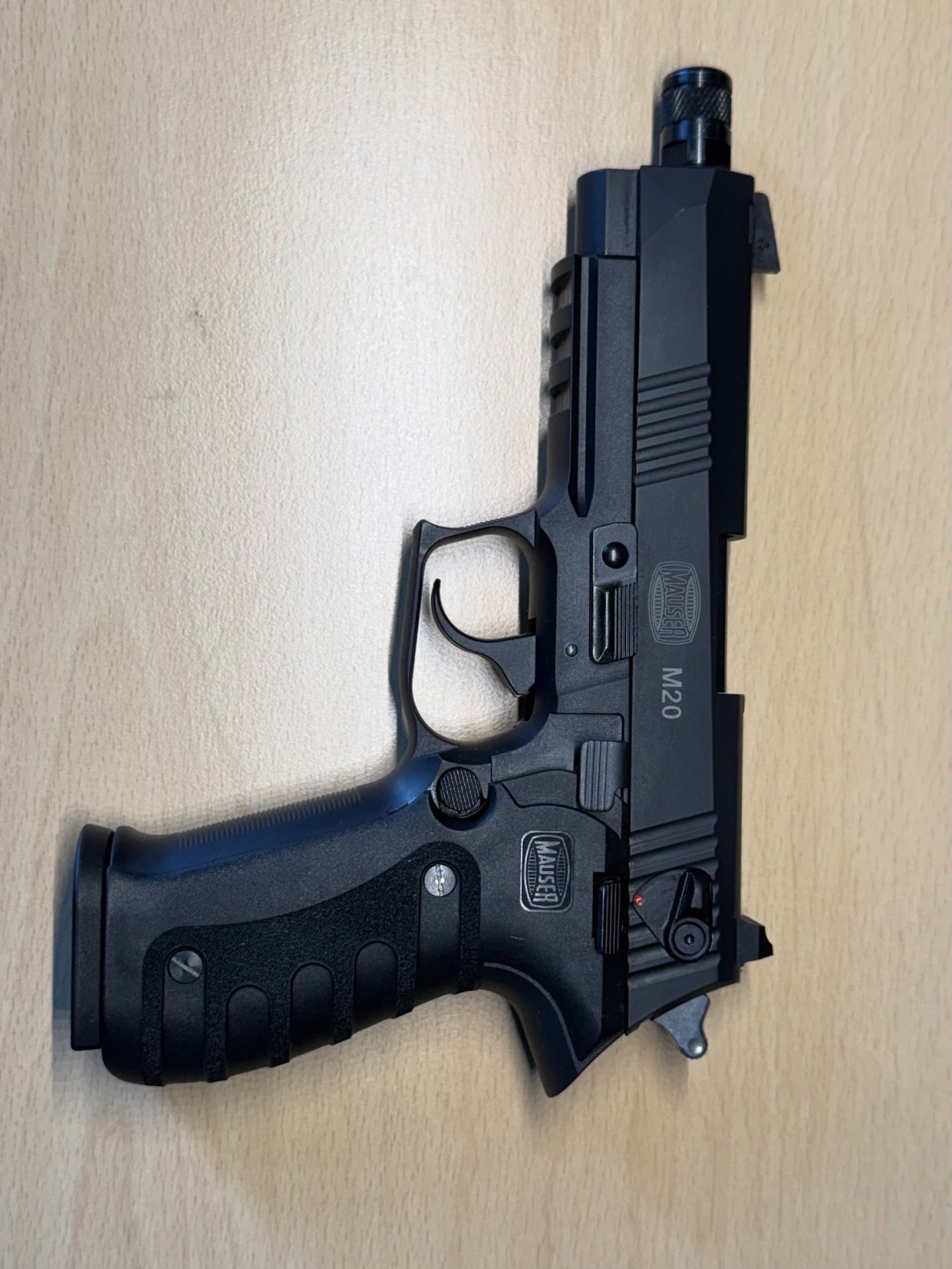 Mauser M20 SD Kal. .22 lfb – Kleinkaliber-Pistole mit Schalldämpferlauf & Gewinde – Bild 3