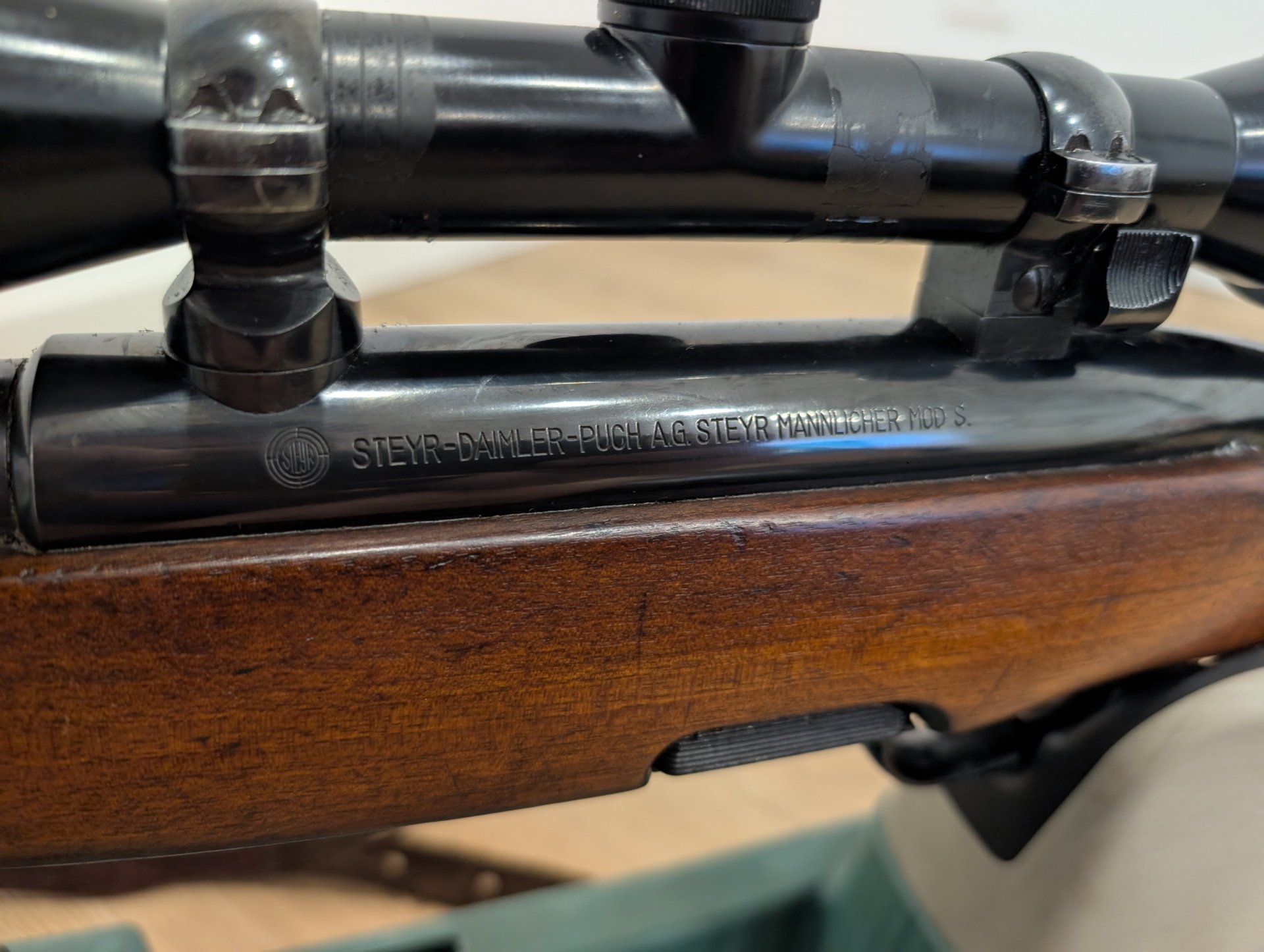 Steyr Mannlicher Mod. S – Kaliber 6,5x68 – inkl. Zeiss 6x42 (Absehen 4) & 2 Magazine – Bild 6