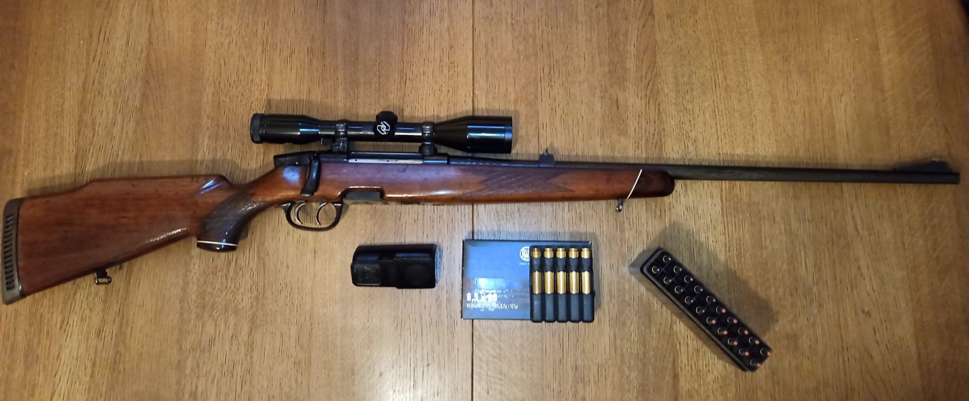 Steyr Mannlicher Mod. S – Kaliber 6,5x68 – inkl. Zeiss 6x42 (Absehen 4) & 2 Magazine – Bild 2