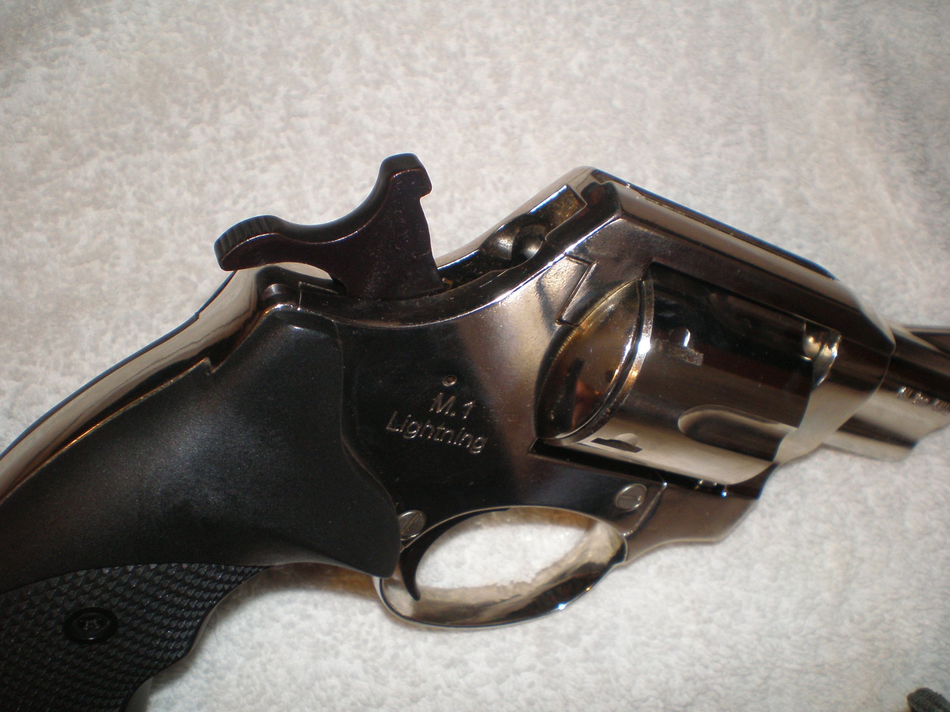 Mercury Revolver,M1 Lightning,Nickel,Cal 9mm Knall. – Bild 5