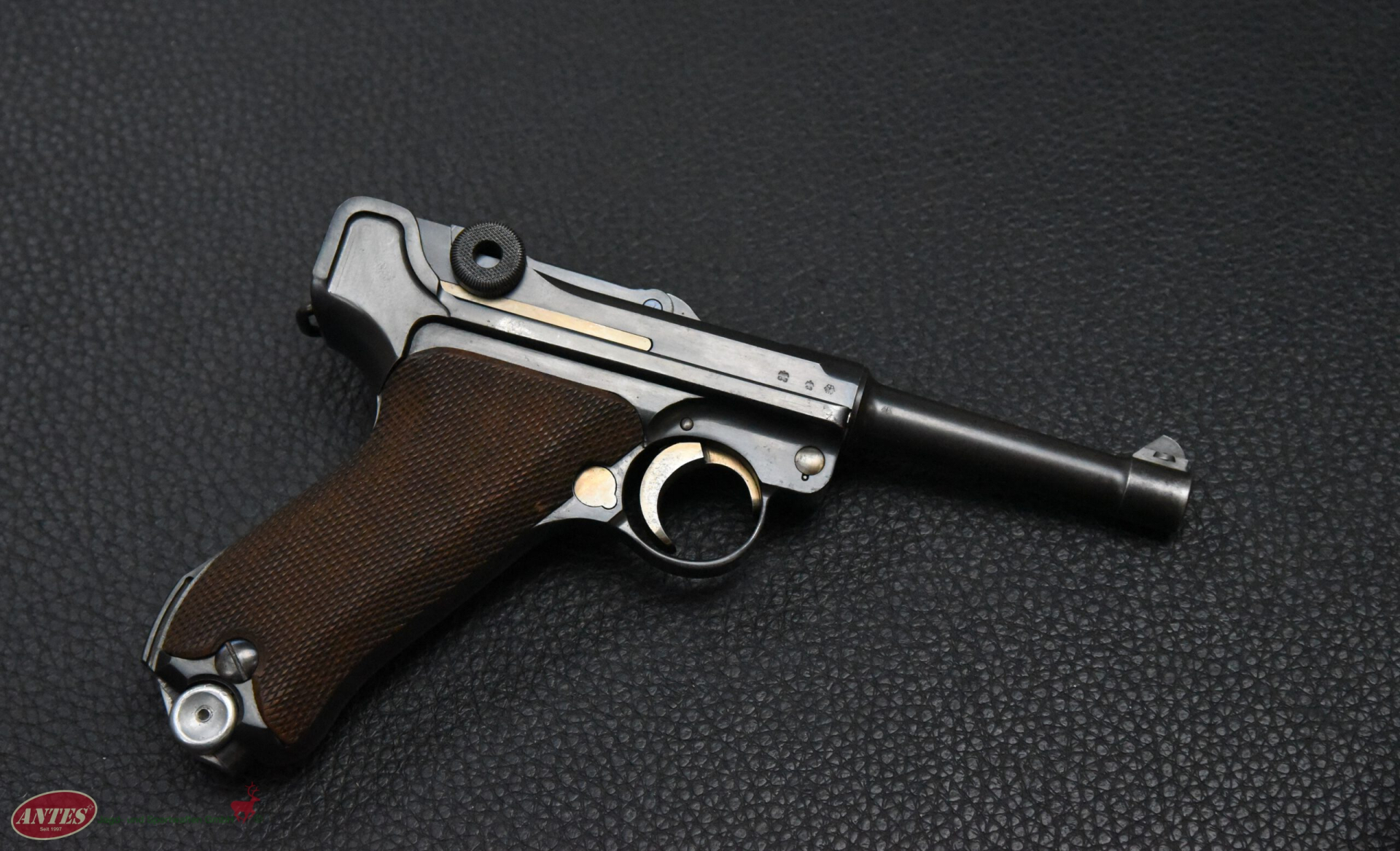 Mauser 08 Pistole S42 - 1936, Kal. 9 mm Luger, nummerngleich, im Originalzustand – Bild 1