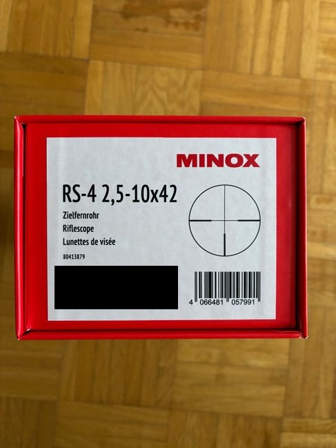 Minox RS-4 2.5-10x42 Zielfernrohr RS4 Vorsatz Wärmebild ZF – Bild 2