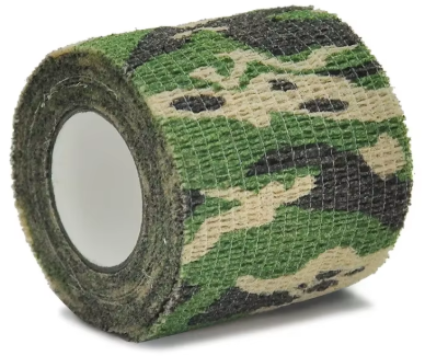 2 Stück Tarnband Tarnklebeband Stretchband Camou Woodland Klebeband, ohne Rückstände lösbar – Bild 1