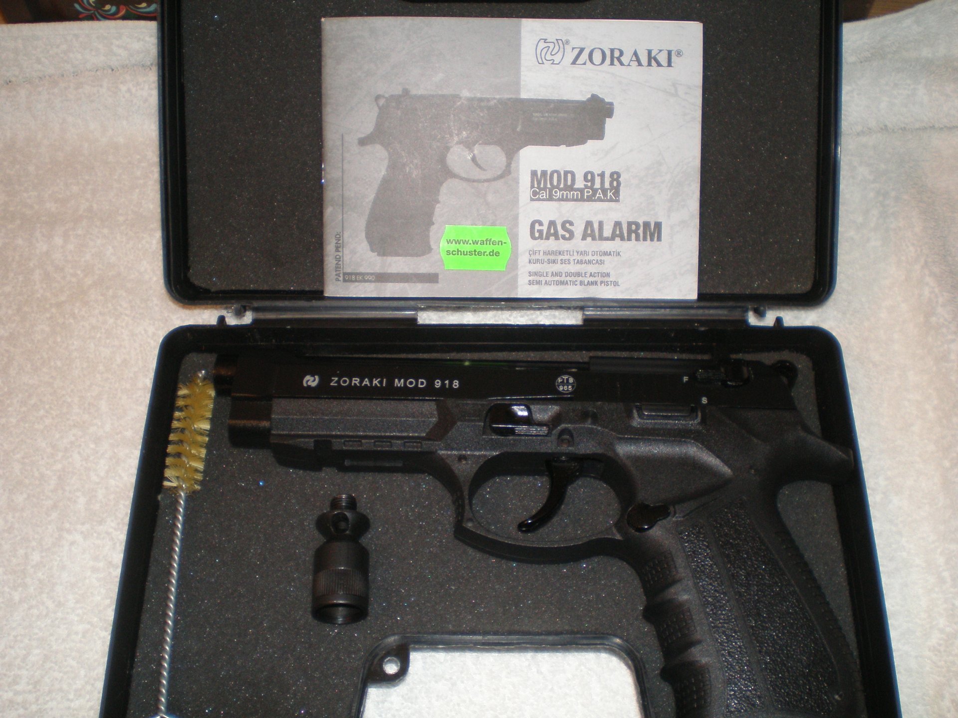 Zoraki Mod 918,Cal 9mm Knall, mit Abschußbecher. – Bild 1