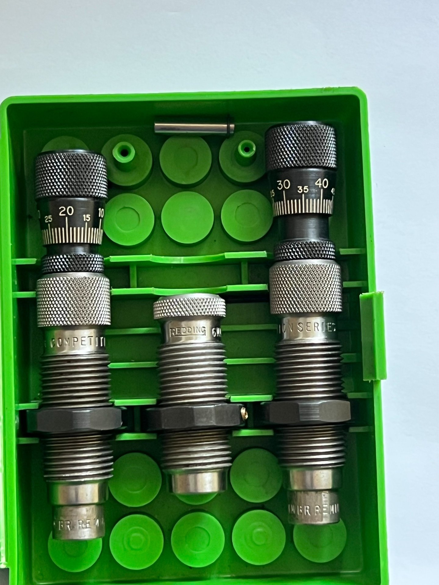 6mm BR Remington Matrizensatz Redding kompl. +Necksizing Die – Bild 3
