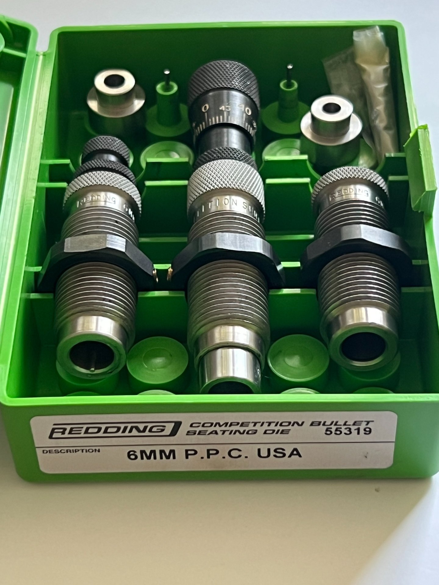 6mm PPC USA Matrizensatz Redding kompl. mit Necksizer – Bild 1