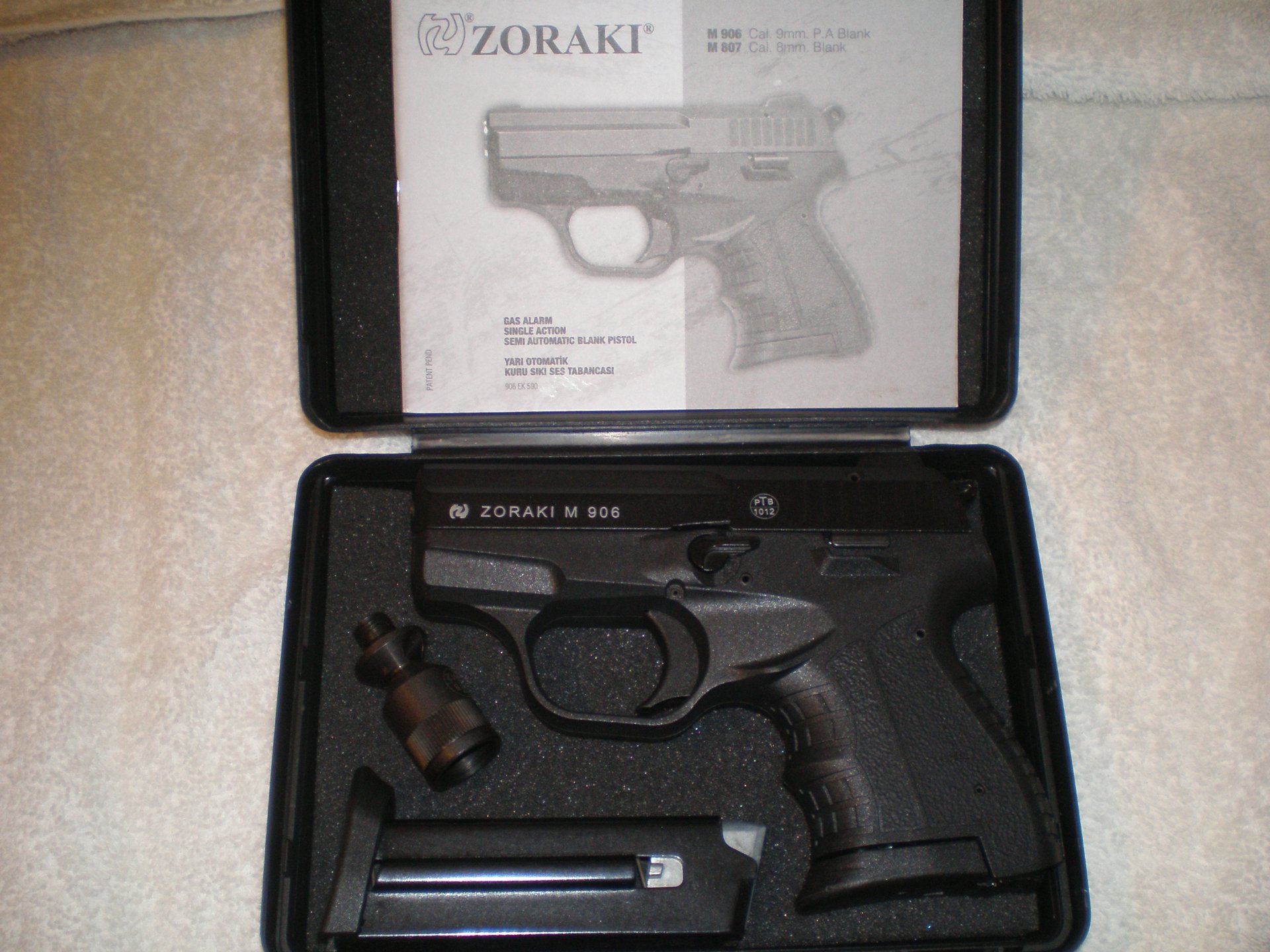 Zoraki M 906.Cal 9mm im Neuzustand. – Bild 1