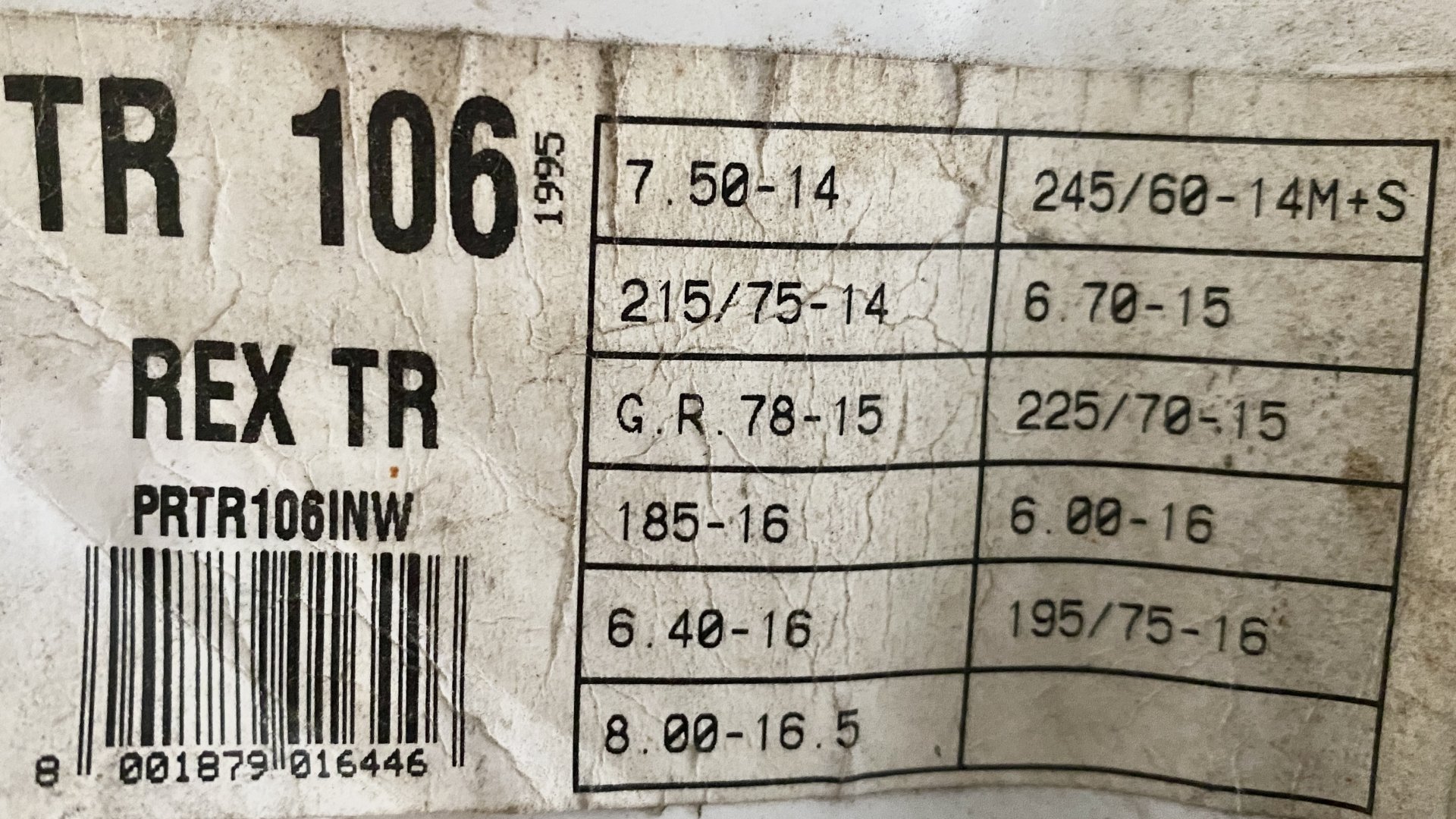 Schneeketten - neu - TR 106 REX, Weissenfels, 2 Stück – Bild 2