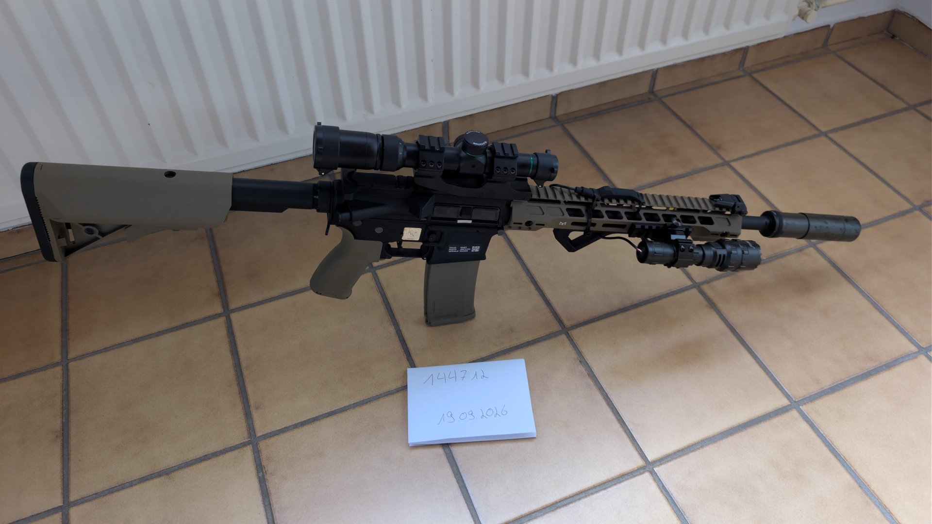 Specna Arms SA-E14 Edge 2.0 Tan/Schwarz S-AEG – Bild 1