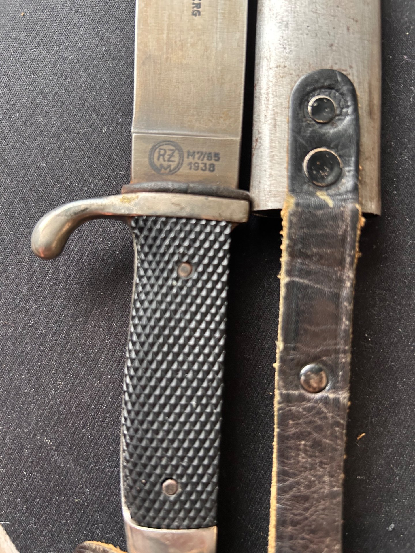 Fahrtenmesser Carl Heidelberg, Solingen, RZM M7/65, 1938. – Bild 4