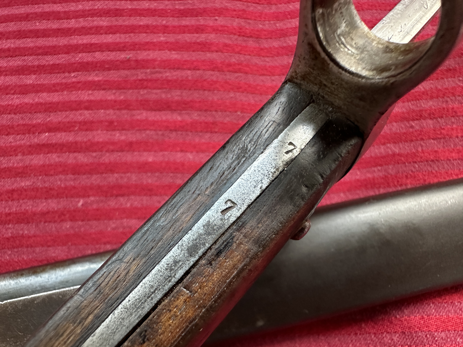 ===>Langes Steyr-Kropatschek M1886 Bajonett Rarität aus Sammlung ! – Bild 2