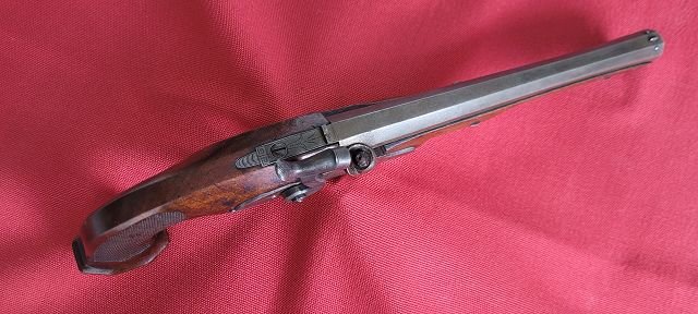gute belgische Duell-Perkussionspistole, ca. 1830/40 – Bild 6
