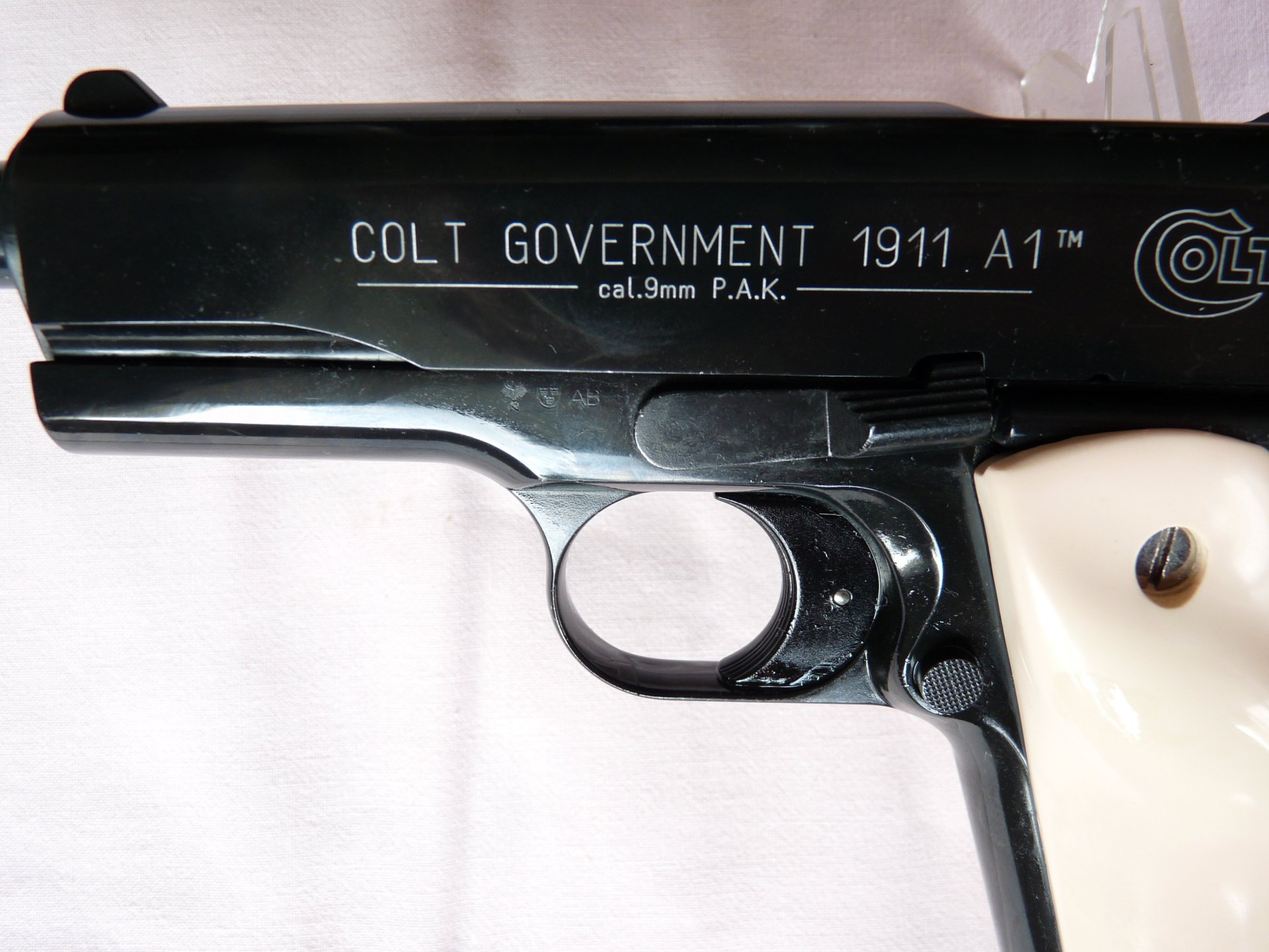 Coltpistole M1911 , License - Nachbau , 9 mm P.A.K. – Bild 3