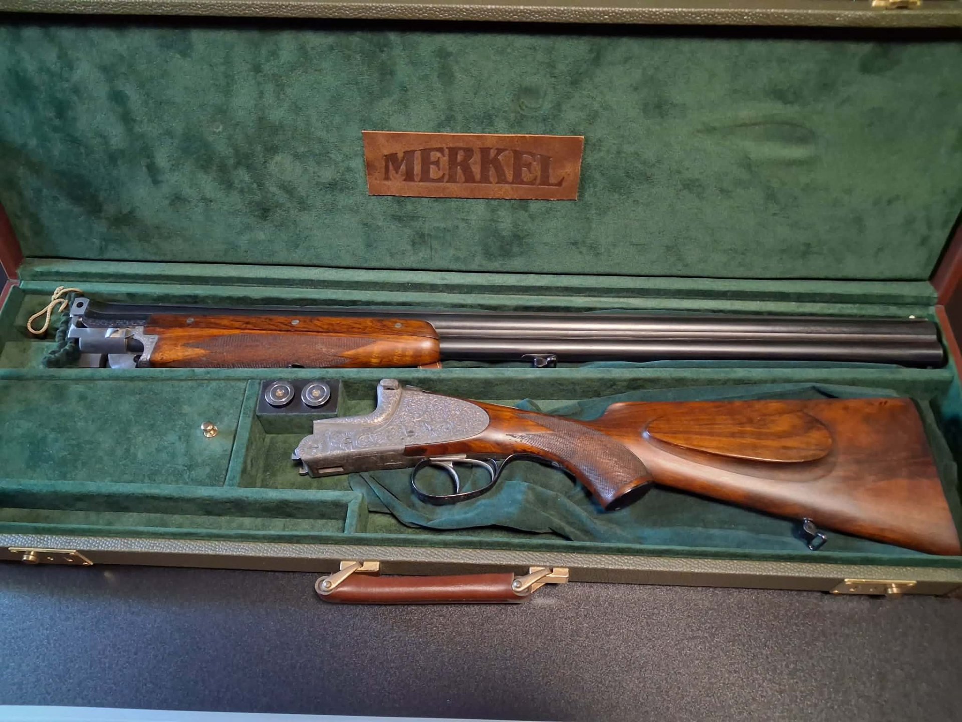 Merkel Suhl 12-gauge over-and-under shotgun – Bild 1