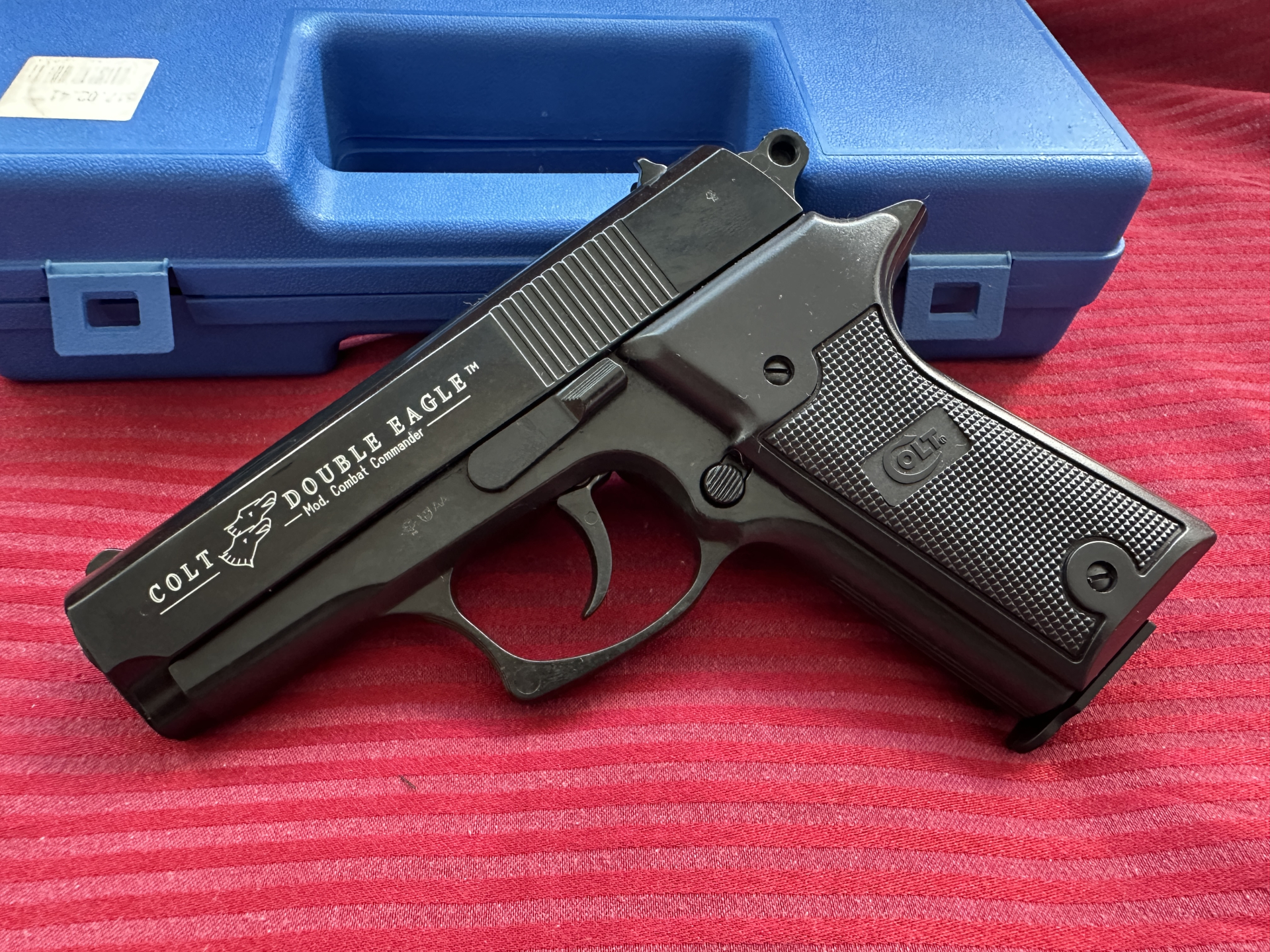 +++Beste Verteidigungspistole aus Sammlung!Colt Double Eagle mit noch einfacher Laufsperre 9mm OVP ! – Bild 1