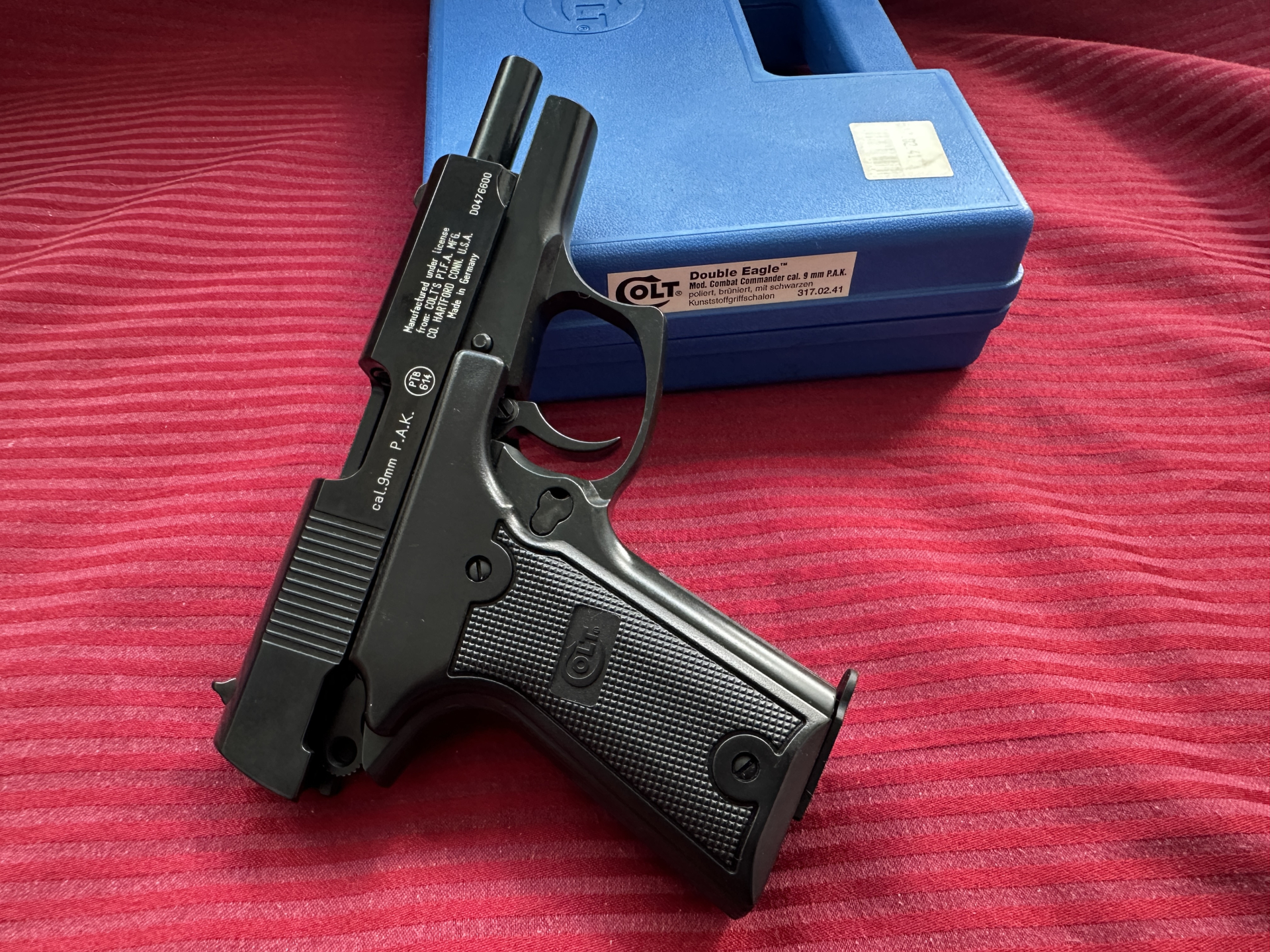 +++Beste Verteidigungspistole aus Sammlung!Colt Double Eagle mit noch einfacher Laufsperre 9mm OVP ! – Bild 3