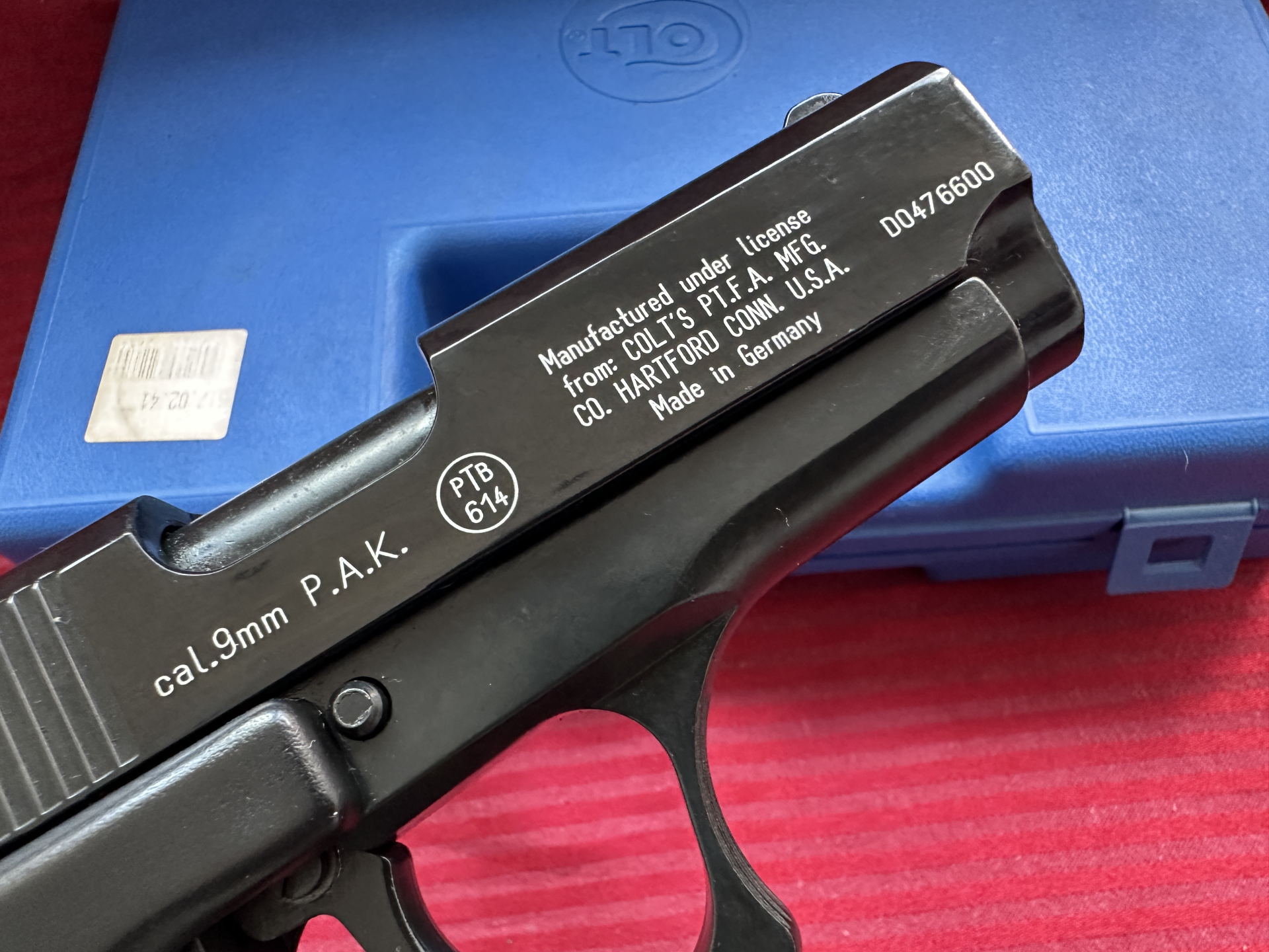 +++Beste Verteidigungspistole aus Sammlung!Colt Double Eagle mit noch einfacher Laufsperre 9mm OVP ! – Bild 4