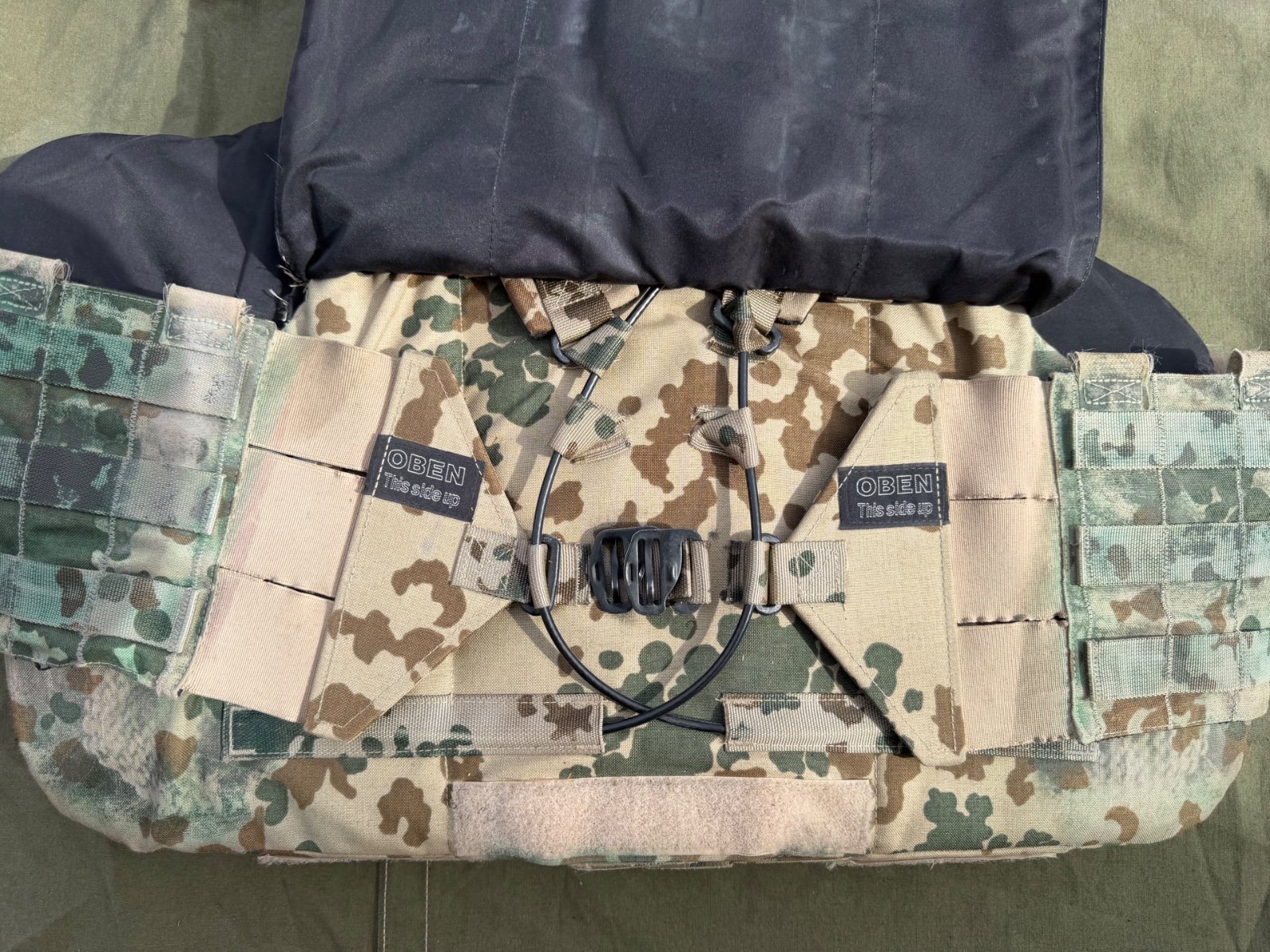 Bundeswehr Plattenträger Mehler Vario System – MI-1481 L-Short – mit Stichschutz – DEKO – Bild 2