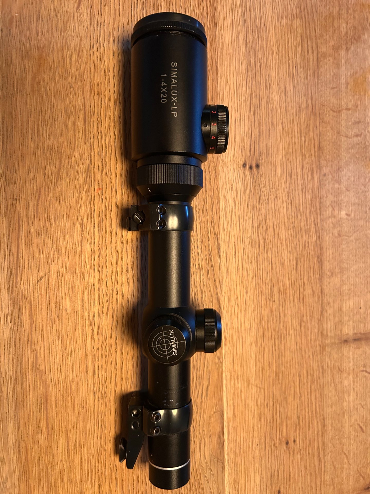 Drückjagd-Zielfernrohr Simalux 1 - 4 x 20 Leuchtpunkt – Bild 4