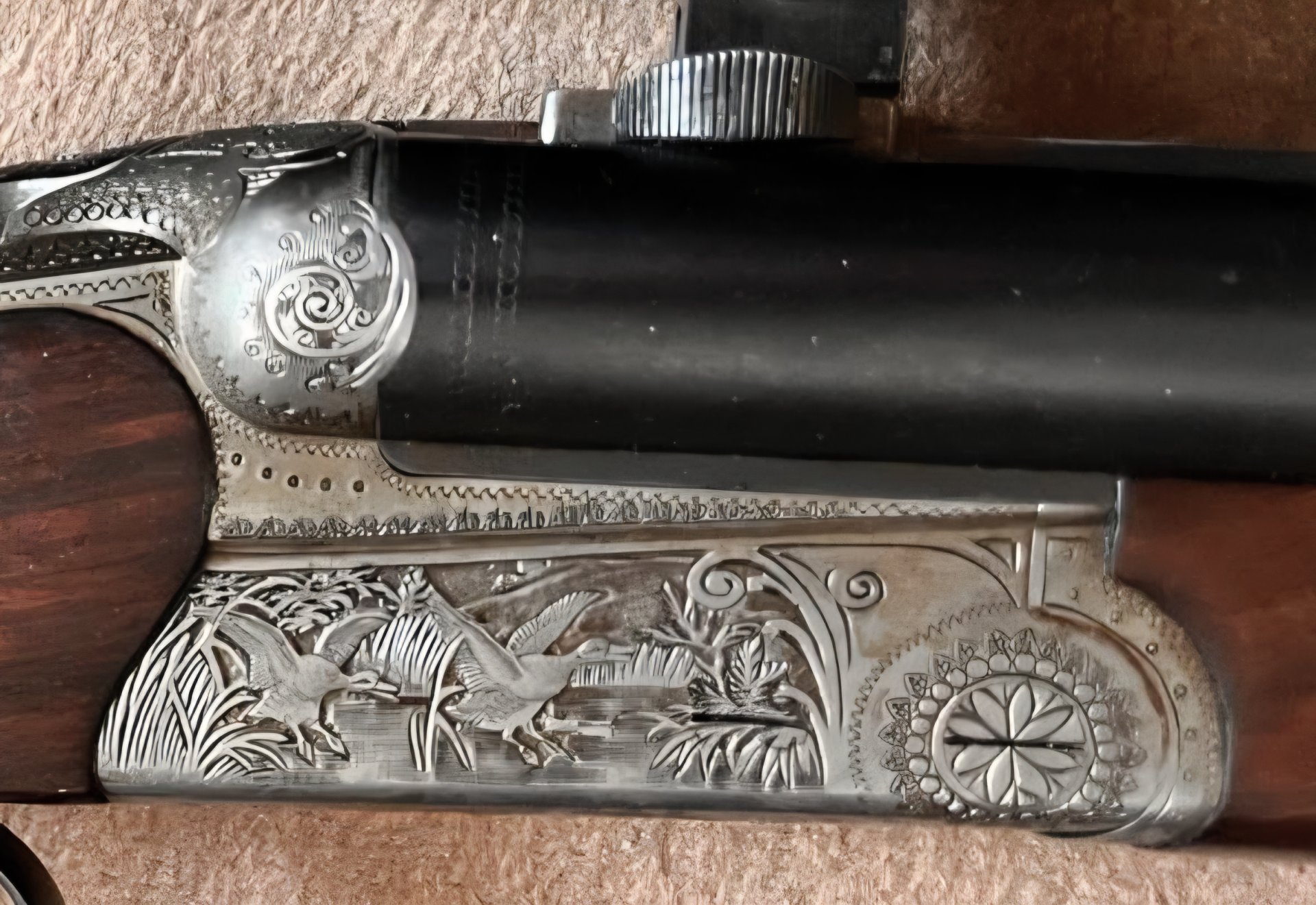 Drilling Merkel Suhl 8x57 16/70 Traditionswaffe in deutscher Handwerksqualität, gepflegter Zustand – Bild 3