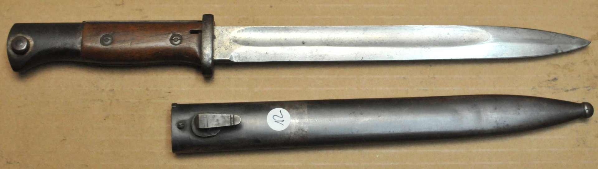 Preussisches 84/98 nA Bajonett Doppelhersteller Nr 12 – Bild 1
