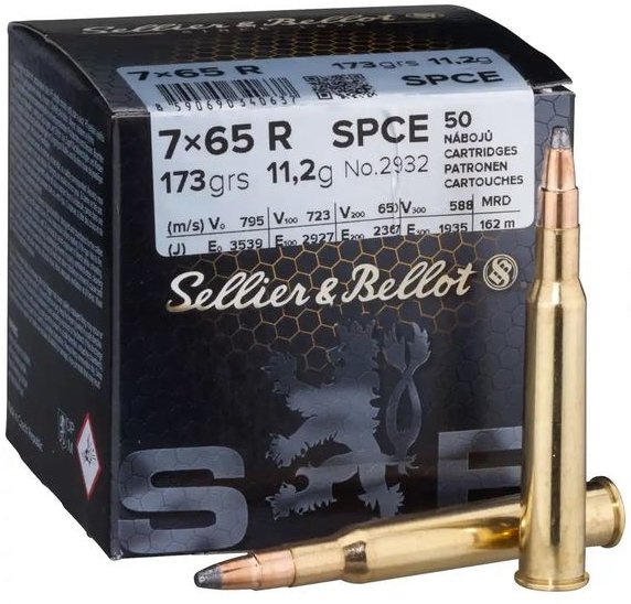 246 Schuss 7x65R SPCE 173gr. / 11,2g Sellier & Bellot S&B – Bild 1