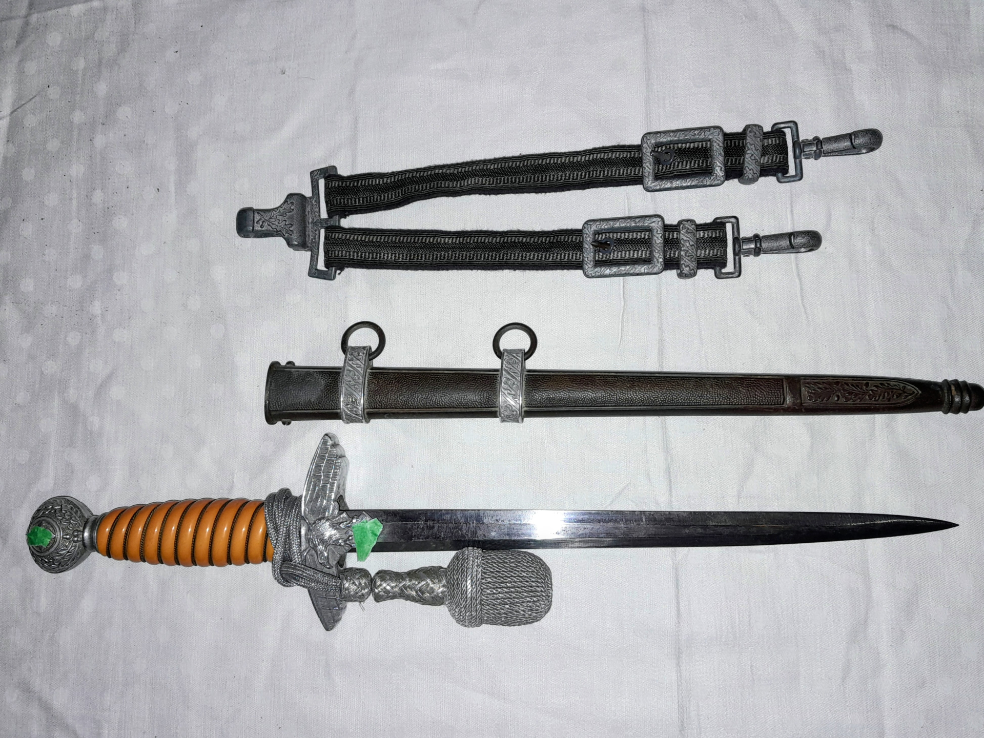LOD Luftwaffen Offiziersdolch Gustav Spitzer Solingen Top – Bild 2