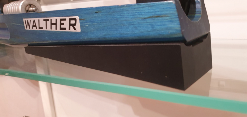 Universal Auflagekeil Flach 55 mm für Holzschäfte, Feinwerkbau, Anschütz, Tresor, Keil – Bild 1