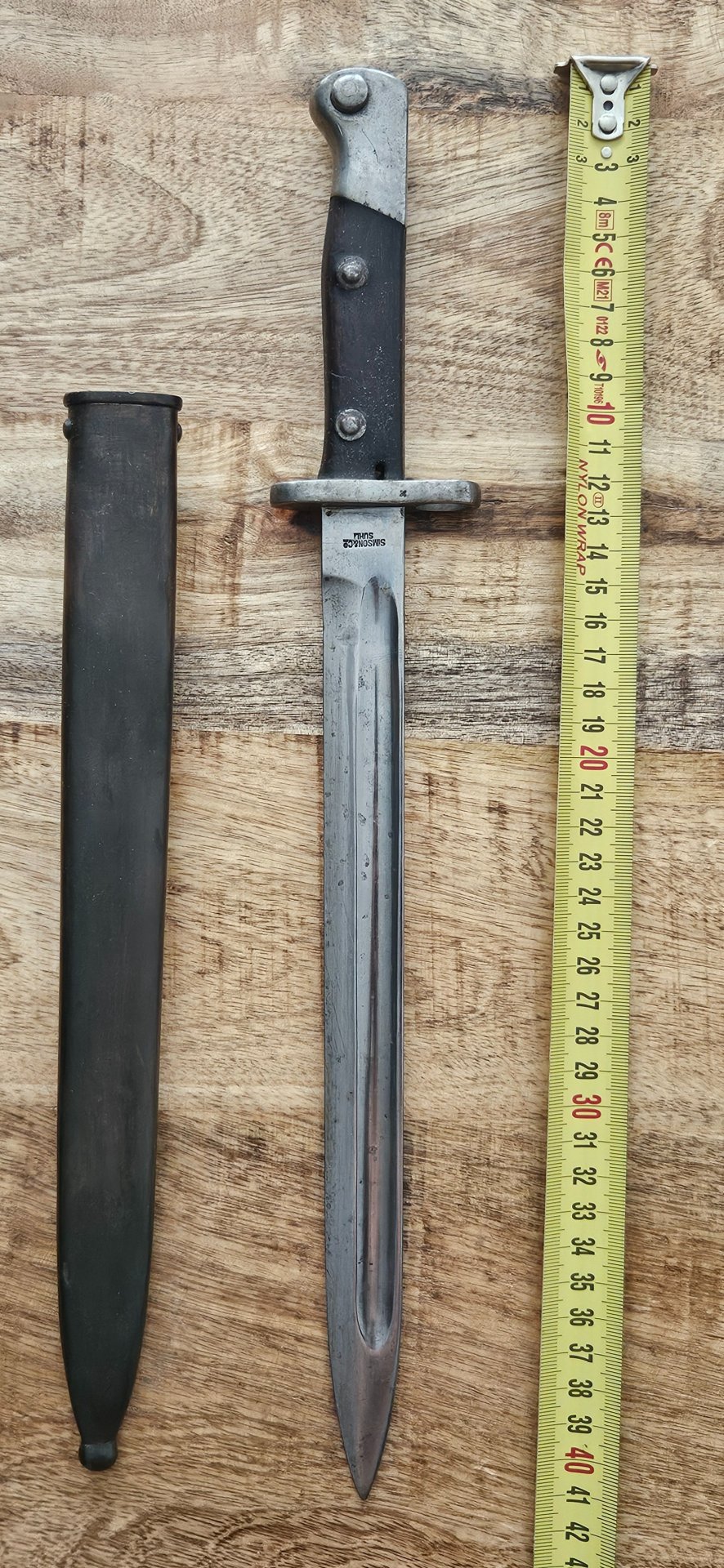Bajonett Konvolut 4x Seitengewehr Simson Suhl OEWG Lebel WK1 WK2 Militaria DE – Bild 3