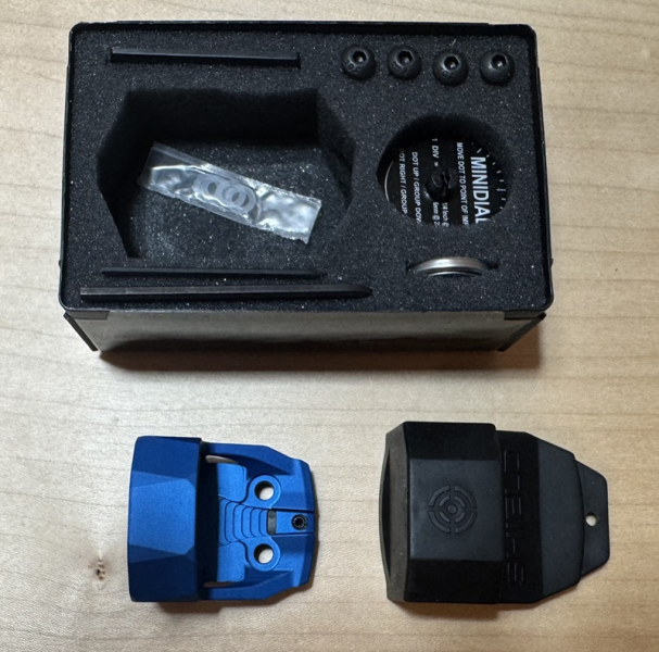 SHIELD RMSx Reflex Mini Sight XL-Linse Electric Blue 8 MoA, IPSC BDMP – Bild 1