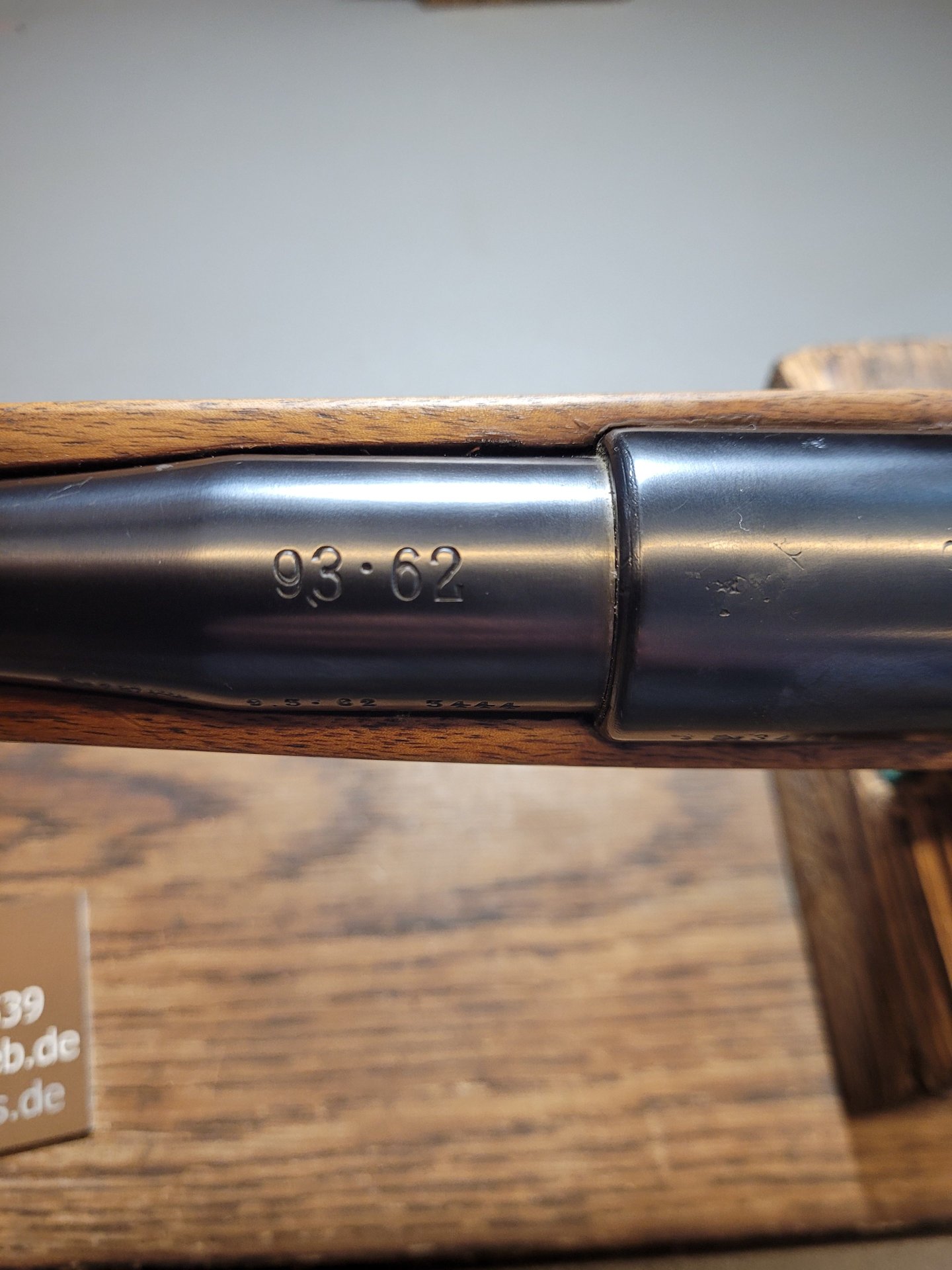 Mauser 98 Modell 98 9,3x62 Stutzen mit Edelholzabschluss Flintenabzug – Bild 3