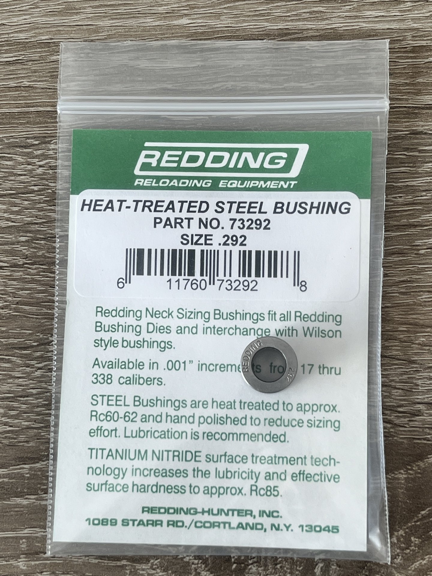 Redding Kalibrierring Bushing Stahl .292 – Bild 1