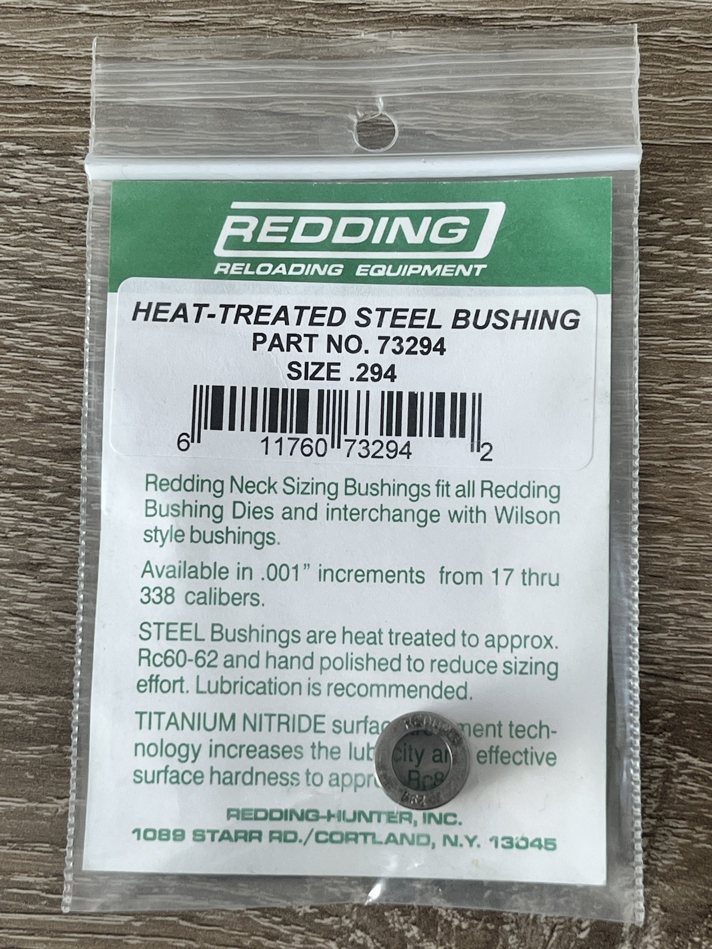 Redding Kalibrierring Bushing Stahl .294 – Bild 1