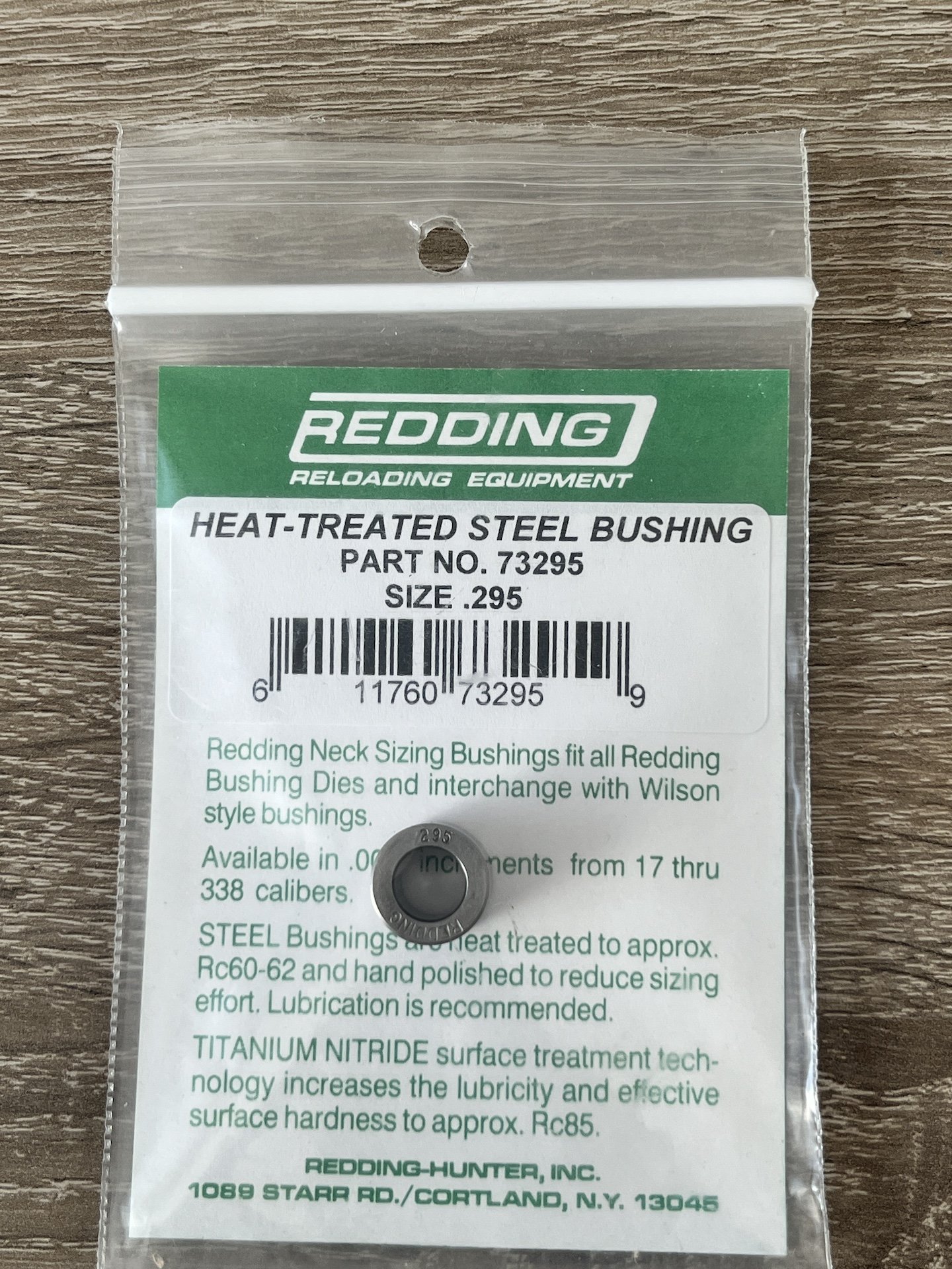 Redding Kalibrierring Bushing Stahl .295 – Bild 1